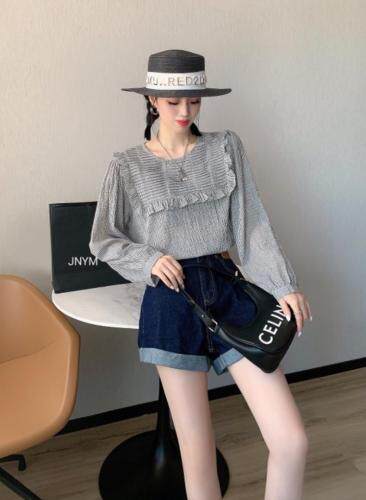 格子小衫，其它，简妮依魅