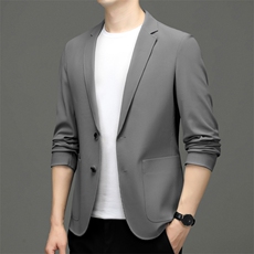 BF22601钱塘2020-2中青年男士春秋新款百搭时尚休闲西服P215，男装西服，钱塘207-2