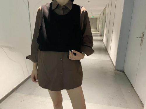 衬衣两件套，其它，淳沐