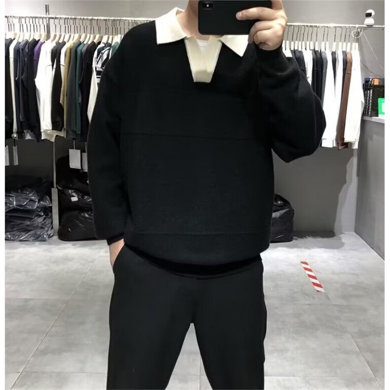 JY687-P60新款开衫毛衣美式复古休闲慵懒风V领针织衫,男装针织衫/毛衣,星座1501-3