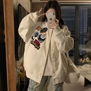 A534-P88 美式潮流高街棒球服外套男女情侣休闲百搭刺绣夹克图片