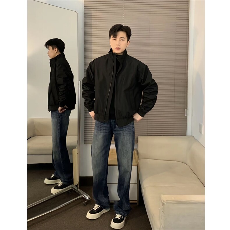 三防美式飞行夹克立领棒球服外套短款工装冲锋衣J2538-P65图片