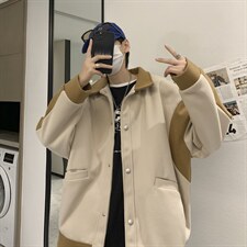 2022夹克男春季新款拼接港风宽松百搭休闲上衣ins外套W2647-P62，男装夹克，星座512-2