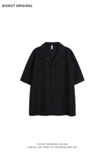 特P38无差价新款夏季潮流百搭时尚短袖衬衫-HC2707日系白底，男装T恤，电商A003