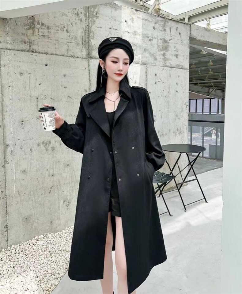 韩版风衣，女装风衣，春语雨桐