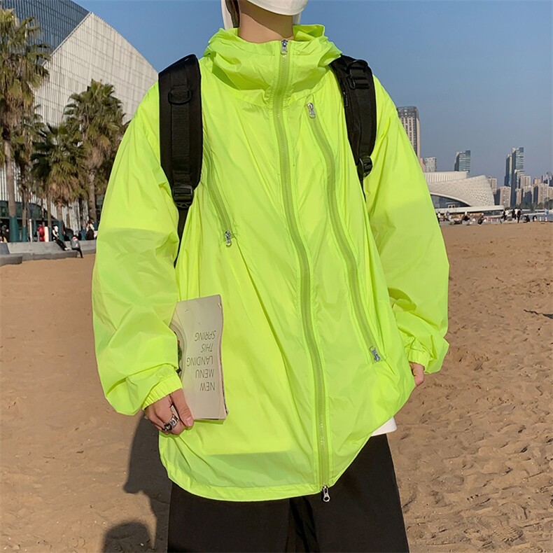 F8888/P50防晒指数UPF50+有报告防紫外线防晒服男外套防晒衣,男装防晒衣,电商A141