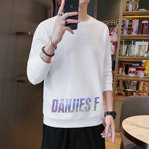 卫衣男士新款潮流百搭圆领宽松秋季运动休闲外套DF114T图片