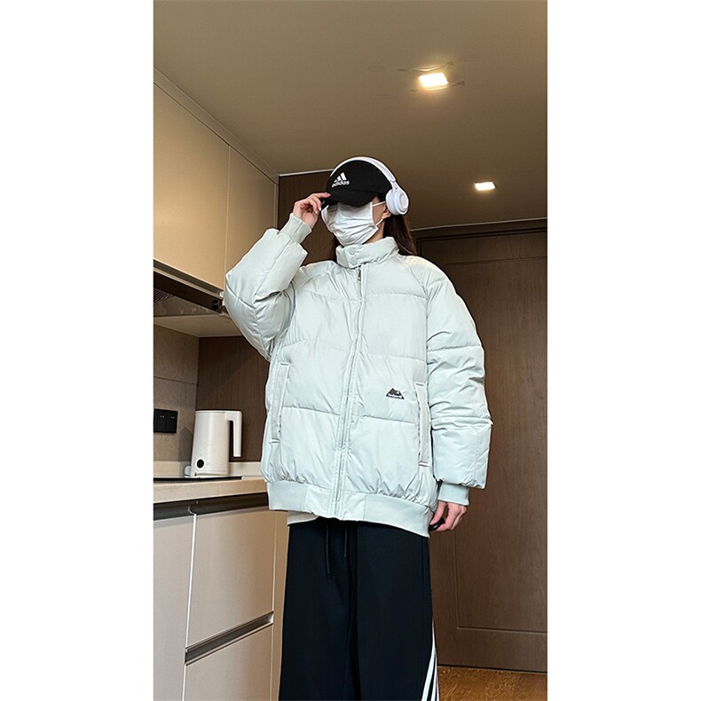 自家图短款飞行立领棉服男宽松加厚保暖情侣厚外套MY21-P78,男装棉衣,星座1505