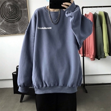 W32中性情侣印花圆领秋冬卫衣常规P28加绒P38S-5XL支持定制，男装卫衣，星座115A-3