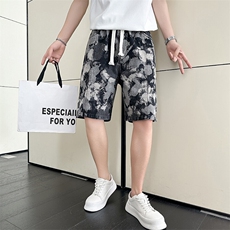 301A-1DK14P58控78店主风社会小伙夏季水洗五分牛仔裤男，男装牛仔裤，星座301A-1