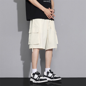 美式潮牌工装短裤男款夏季薄款透气休闲裤运动五分裤Q29121-特P28图片