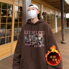 500克重磅秋冬美式加绒加厚卫衣外套DL1581常规特P35加绒特40，男装卫衣，电商A486