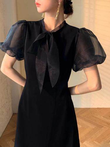 【】欧根纱泡泡袖连衣裙，女装连衣裙，LION&CAT(2F)