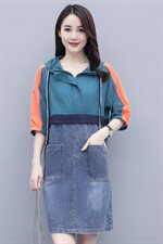 连衣裙通勤2021年夏季韩版中腰时尚显瘦大方，女装连衣裙，艾尚靓装