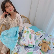 2024新款-40支贡缎3D豆豆绒被套毯四季款丛林法则，床品套件被套，格格屋家纺（原汀滢家纺）