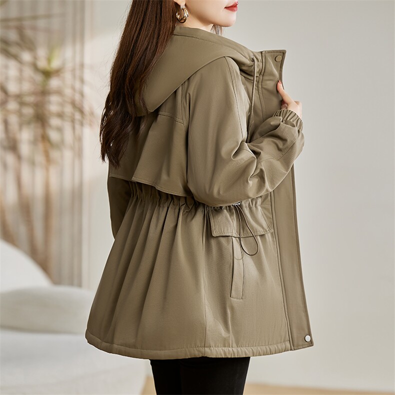 派克棉服女冬季加绒加厚外套2025新款小个子收腰宽松休闲保暖棉衣,女装棉衣/棉服,慕咨