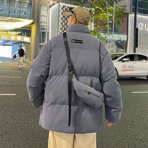 2023男冬季新款灯芯绒保暖棉衣防风宽松加厚大码棉服外套BYM09P85图片