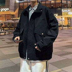 现货美式潮牌棒球服外套男2026新款春秋冲锋衣青少年学生防水，男装夹克，星座218-1（原230）