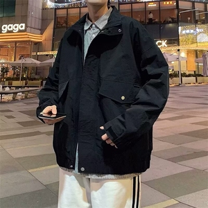 现货美式潮牌棒球服外套男2026新款春秋冲锋衣青少年学生防水图片