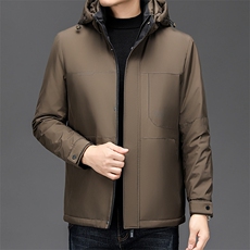 NN6316钱塘2020-3时尚休闲简约冬季厚款中年男士羽绒服P195，男装羽绒服，钱塘207-3