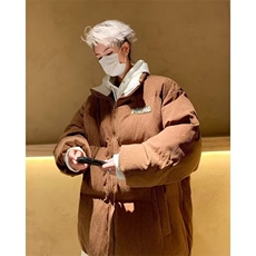 美式灯芯绒棉袄男冬季加厚棉服复古宽松立领棉衣外套，男装棉衣，星座410-6（原星座1304-1）