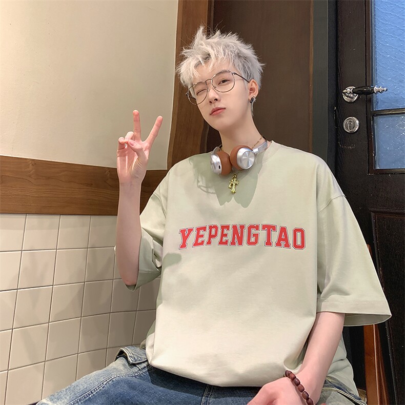 直播供货2025新款印花短袖T恤A158-T2405-P16特价控28,男装T恤,电商A158