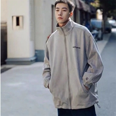 夹棉麂皮绒立领宽松ing百搭外套男士衣服日系夹克外套W629，男装夹克，星座1116A-1（原606A）