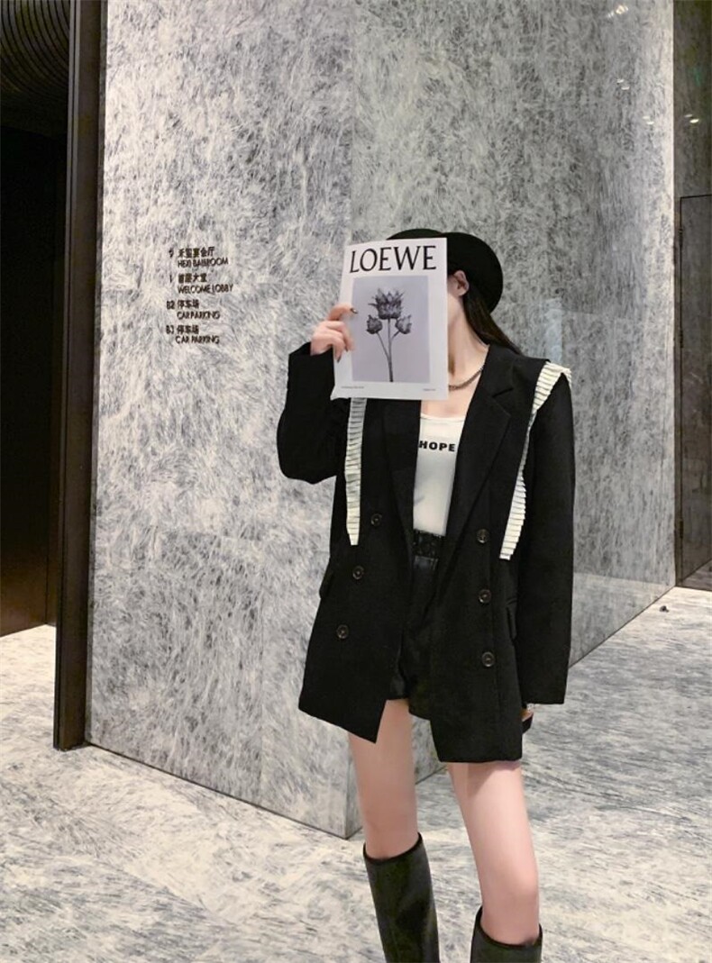 网红款西装，女装西装，澜色调