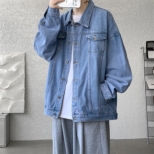 牛仔夹克男秋季新款港风宽松大码美式外套上衣S608-P68图片