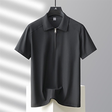 夏季短袖t恤男士大码潮流冰丝凉感半袖POLO衫T恤上衣YD3219-P39，男装Polo衫，星座310B-3