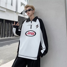 拼色卫衣男潮ins港风潮流LA25P38，男装卫衣，星座1116-2