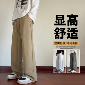 抖音品质工装男美式阔腿伞兵裤直筒休闲裤A146-GY599特p22量大优图片
