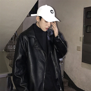 XZ1014-PY166-P118-秋冬季新款街头潮流机车服图片