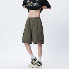 现货大码宽松休闲裤短裤工装裤五分裤A014-DY2373-P45控58，男装休闲裤，电商A014