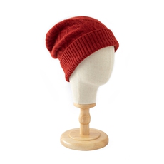 秋冬时尚保暖帽柔软舒适菱形绞花设计宽松版型百搭显瘦，帽子，品卓羊绒