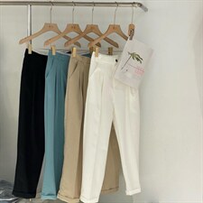 卷边直筒裤，其它，驿谷