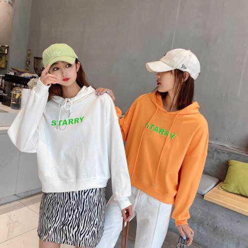 秋款休闲戴帽卫衣，女装卫衣/绒衫，泽妤