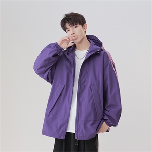 JK916-P83美式冲锋衣外套男夹克女秋冬户外防风防水潮牌情侣款图片