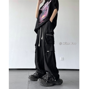 春夏多巴胺工装裤 街舞速干冰丝运动休闲裤2 XZ502-K683-P60控79图片