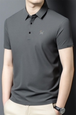 YL6160春夏男士新款短袖T恤青年修身翻领体恤休闲打底衫，男装T恤，电商B360