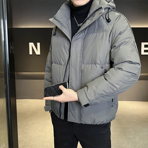 标50绒 店主风男士帅气连帽羽绒服休闲保暖外套 B328-2550-P205图片