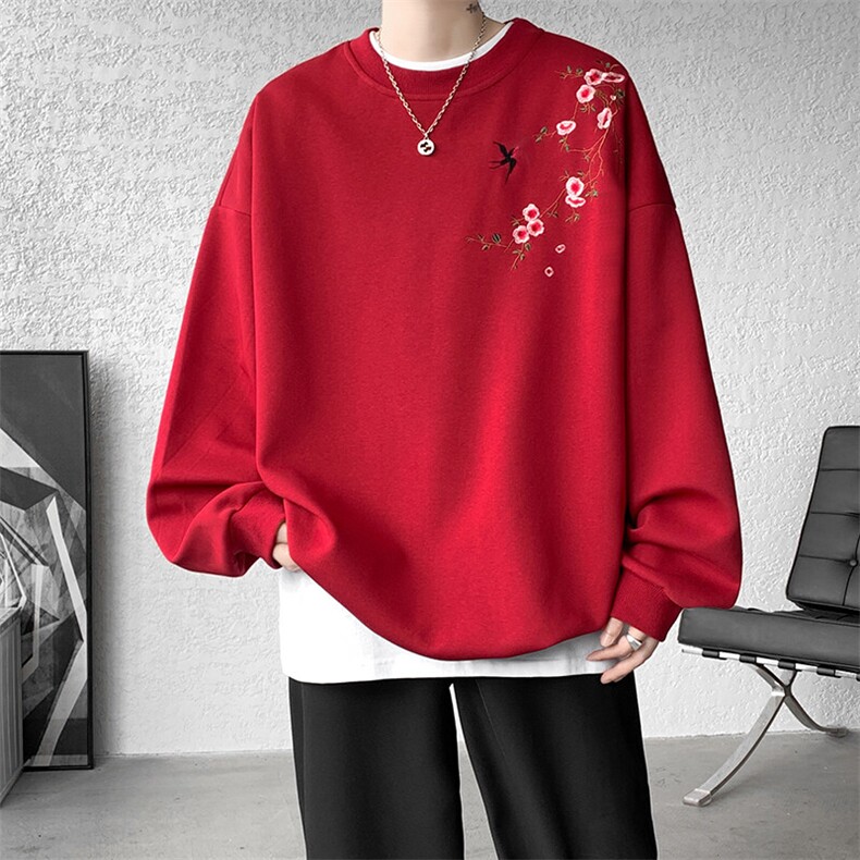 红【25春现货】WY5502-P45特控68高品质65棉卫衣,男装卫衣,电商D232