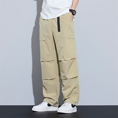新款宽松冲锋裤冰感直筒休闲美式工装伞兵裤A436-2401-P38，男装休闲裤，电商A436