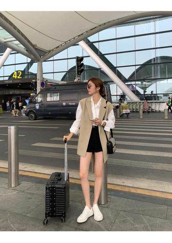 西装马甲衬衫两件套，现货，女装西装，欧妮卡蒂蔓