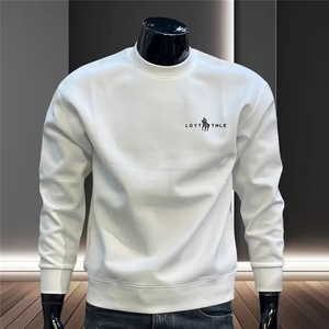 1506-1/WT41381/P36新款加绒打底衫圆领上衣服长袖卫衣男图片