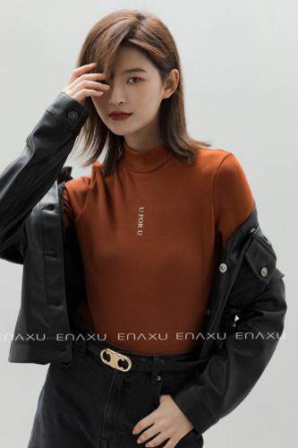 韩版休闲潮流印字自发热功能性五色打底，女装，伊奈秀E∩ΛXU