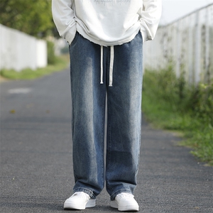 2023港风户外男士水洗牛仔裤男XZ914-6-G63-P35图片