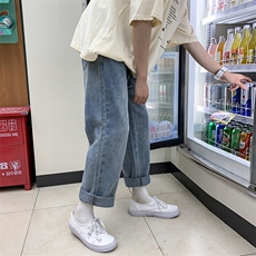NK3002-P48基础百搭牛仔裤男士直筒裤男裤长裤子男小脚裤，男装牛仔裤，电商A040