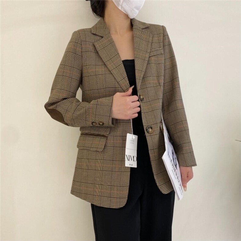 秋季新款金纺西装，女装西装，XIMO 熙茉