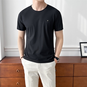 B353 A904 P25 L-4XL 夏季2025新款男士冰丝凉感速干短袖T恤肤色图片